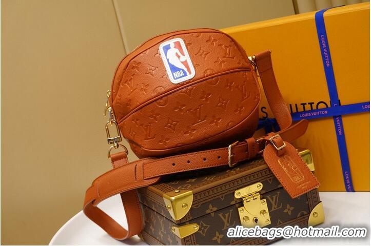 Super Quality Louis Vuitton NBA Ball in Basket Shoulder Bag M57974 Brown