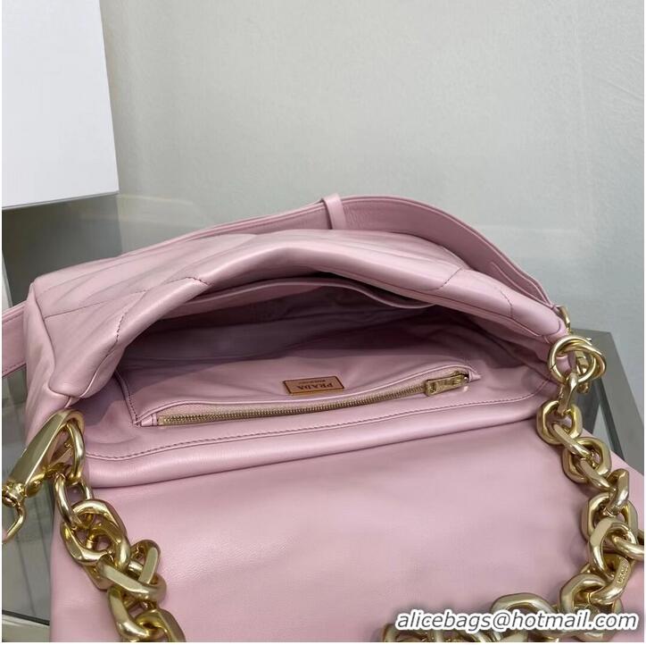 Modern Classic Prada Padded nappa leather shoulder bag 1BD306 pink