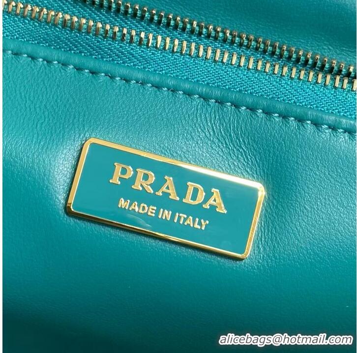 Stylish Prada Padded nappa leather shoulder bag 1BD306 blue