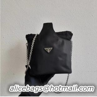 Super Quality Prada Re-Nylon and Saffiano leather shoulder bag 1AG036 black