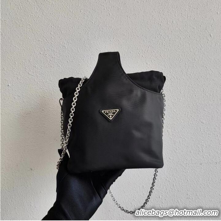 Super Quality Prada Re-Nylon and Saffiano leather shoulder bag 1AG036 black