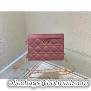 Pretty Style DIOR MINI BOBBY BAG Gradient Cannage Lambskin C4106 pink