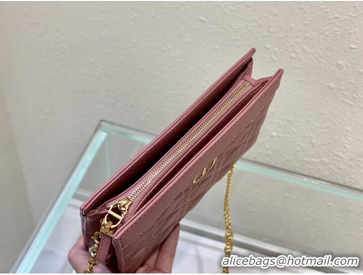 Pretty Style DIOR MINI BOBBY BAG Gradient Cannage Lambskin C4106 pink