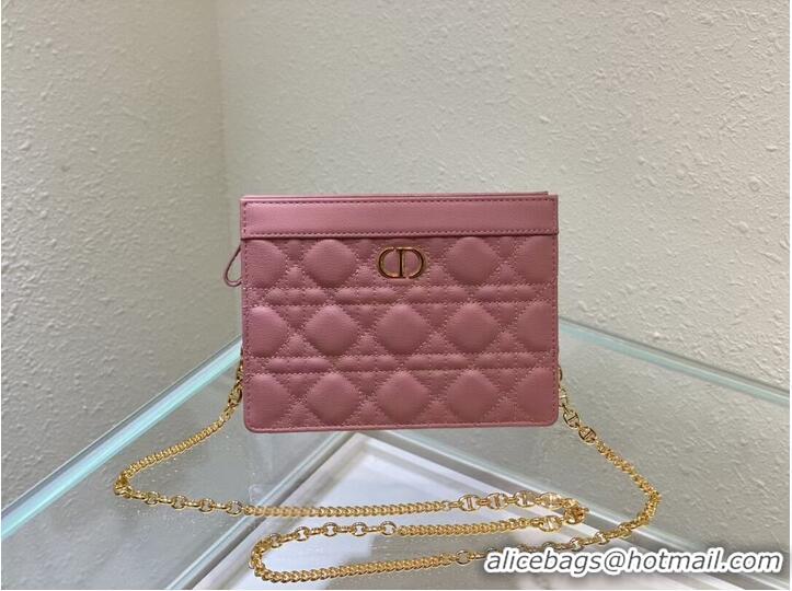 Pretty Style DIOR MINI BOBBY BAG Gradient Cannage Lambskin C4106 pink