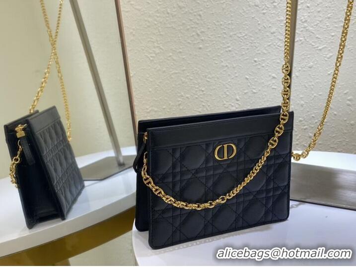 Unique Grade DIOR MINI BOBBY BAG Gradient Cannage Lambskin C4106 black