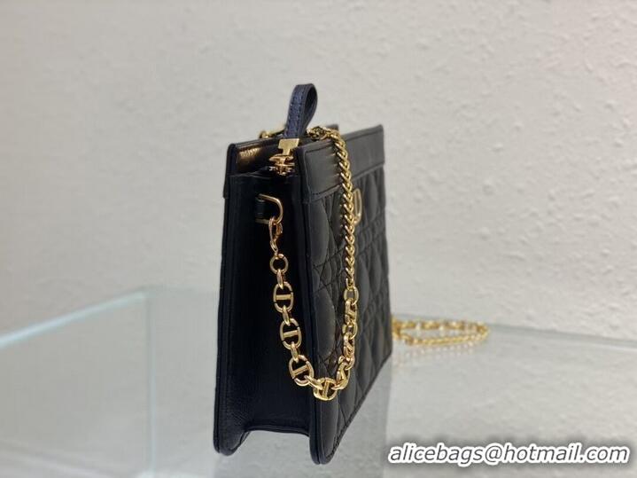 Unique Grade DIOR MINI BOBBY BAG Gradient Cannage Lambskin C4106 black