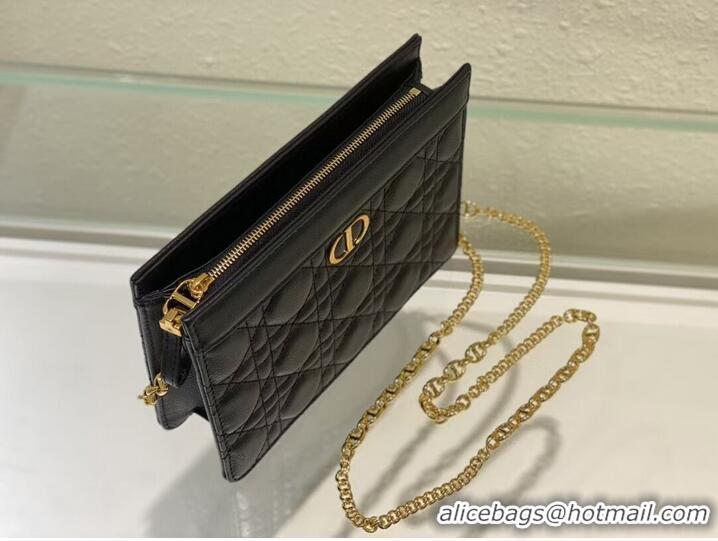 Unique Grade DIOR MINI BOBBY BAG Gradient Cannage Lambskin C4106 black