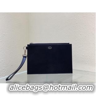 Well Crafted Dior small Lambskin Cluth Bag C6113 Black