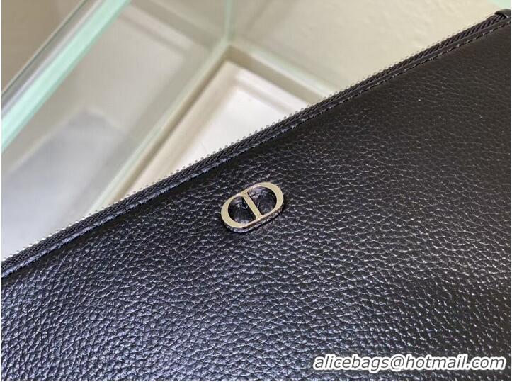 Well Crafted Dior small Lambskin Cluth Bag C6113 Black