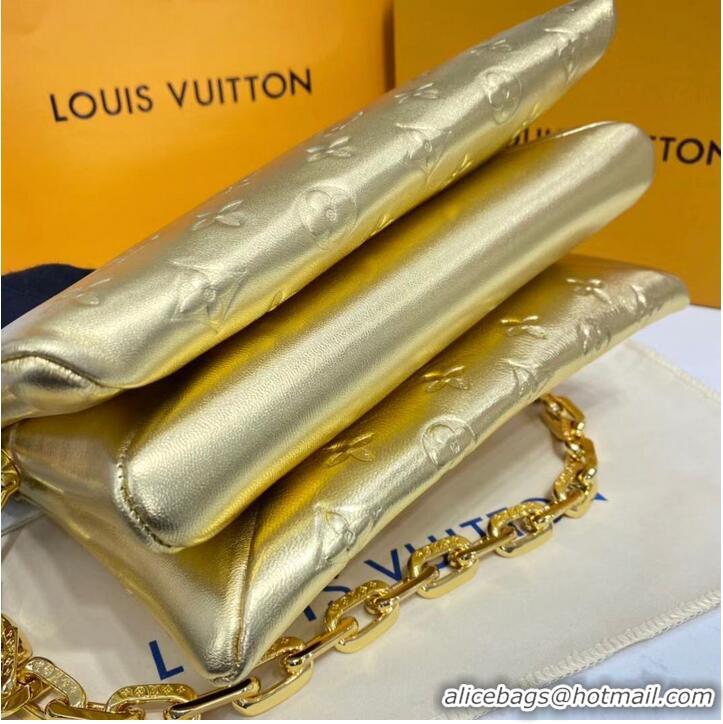 Grade Quality Louis Vuitton COUSSIN PM M57793 gold