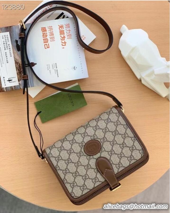 Reasonable Price Gucci Mini shoulder bag with Interlocking G 671620 Brown