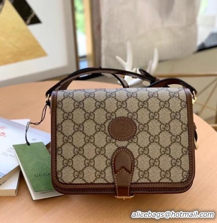 Reasonable Price Gucci Mini shoulder bag with Interlocking G 671620 Brown