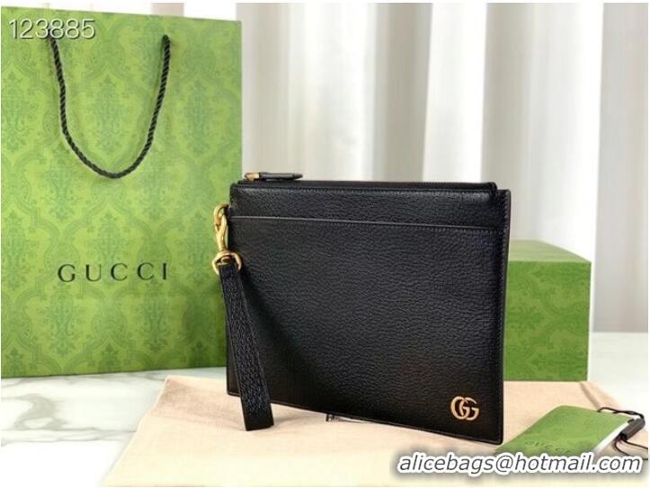 Luxury Discount Gucci GG Marmont pouch 658562 Black