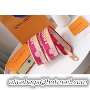 Pretty Style Louis Vuitton shoulder strap J02506 pink