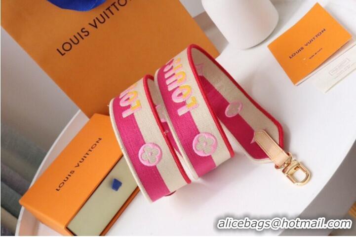 Pretty Style Louis Vuitton shoulder strap J02506 pink