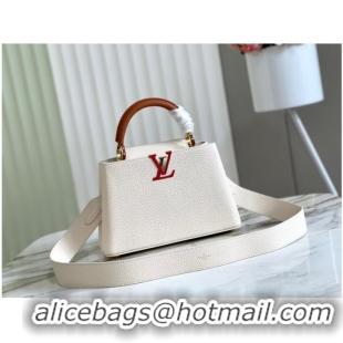 Discount Louis Vuitton CAPUCINES BB M48865 white&brown