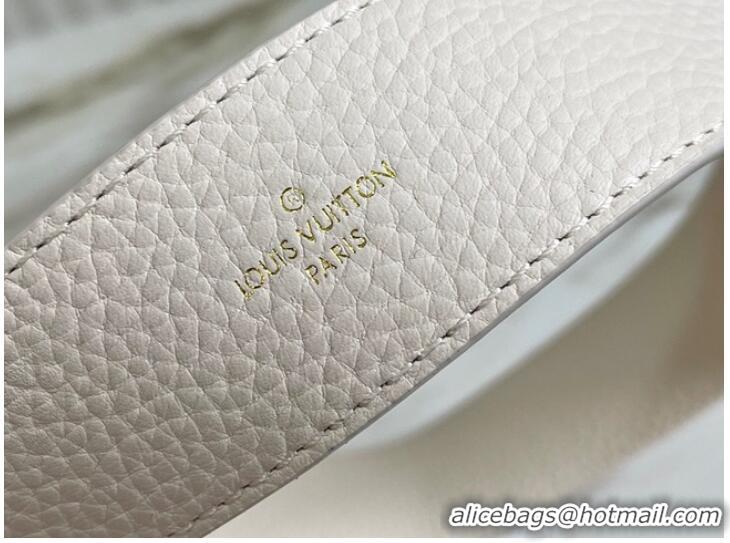 Discount Louis Vuitton CAPUCINES BB M48865 white&brown