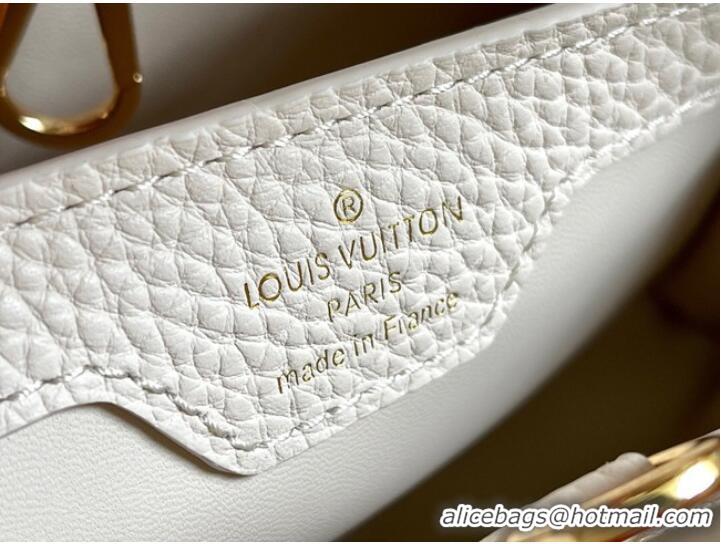 Discount Louis Vuitton CAPUCINES BB M48865 white&brown