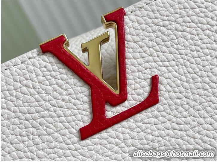 Discount Louis Vuitton CAPUCINES BB M48865 white&brown