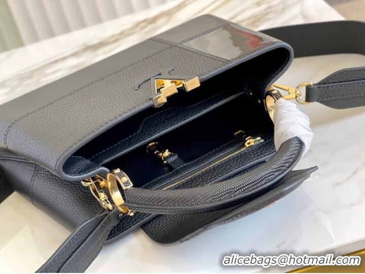 Refined Discount Louis Vuitton CAPUCINES BB M48867 black