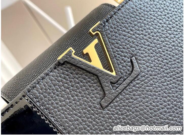 Refined Discount Louis Vuitton CAPUCINES BB M48867 black