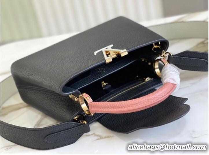 Super Quality Louis Vuitton CAPUCINES BB M48865 black&pink