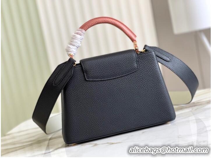 Super Quality Louis Vuitton CAPUCINES BB M48865 black&pink