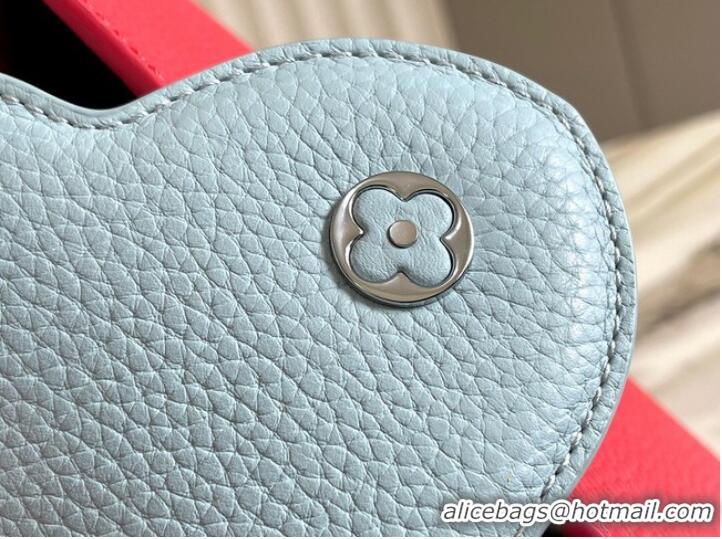 Inexpensive Louis Vuitton CAPUCINES BB M48865 red&sky blue