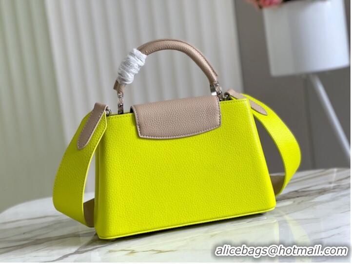 Promotional Louis Vuitton CAPUCINES BB M48865 Lemon&light gray