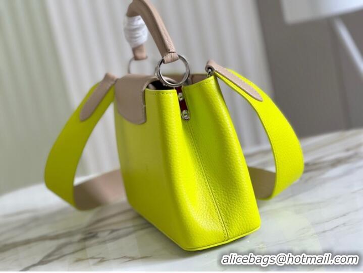 Promotional Louis Vuitton CAPUCINES BB M48865 Lemon&light gray