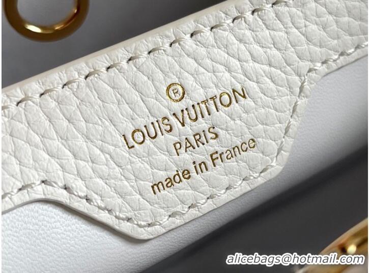 Buy Inexpensive Louis Vuitton CAPUCINES PM M56904 white