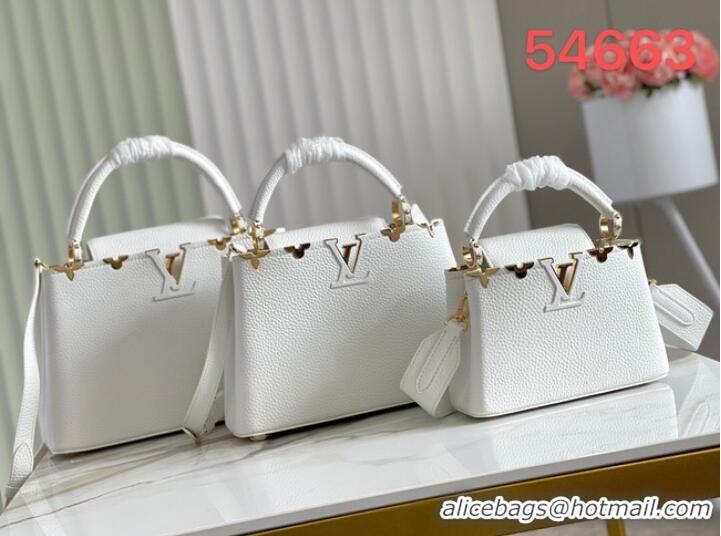 Buy Inexpensive Louis Vuitton CAPUCINES PM M56904 white