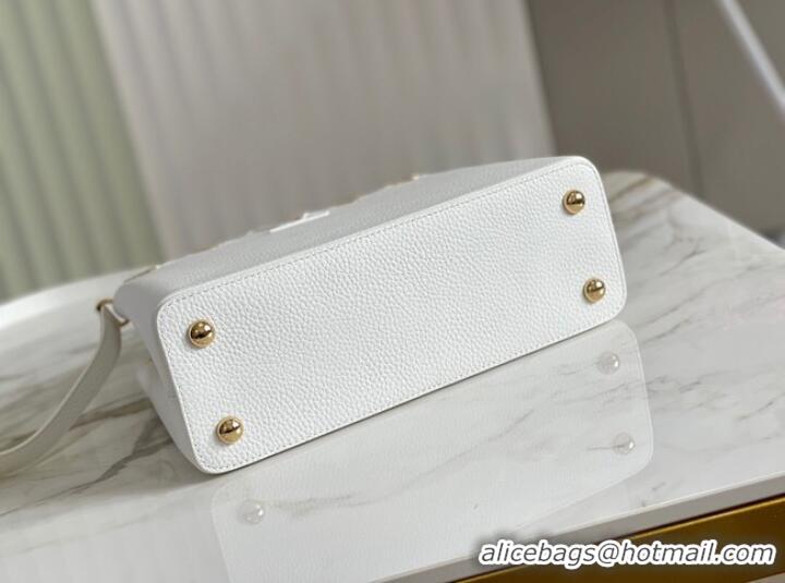 Buy Inexpensive Louis Vuitton CAPUCINES PM M56904 white