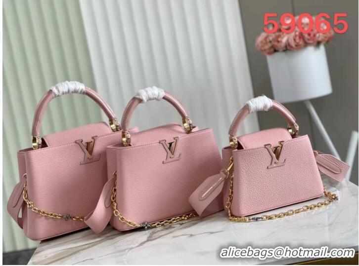 Good Taste Louis Vuitton CAPUCINES MINI M59065 pink