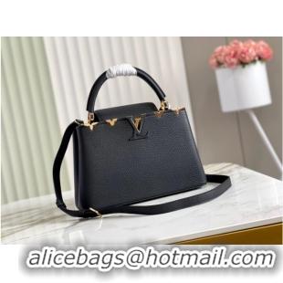 Buy Discount Louis Vuitton CAPUCINES MM M56904 BLACK