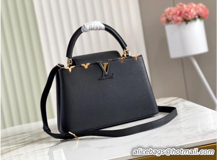 Buy Discount Louis Vuitton CAPUCINES MM M56904 BLACK