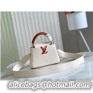 Promotional Louis Vuitton CAPUCINES MINI M59205 white&brown