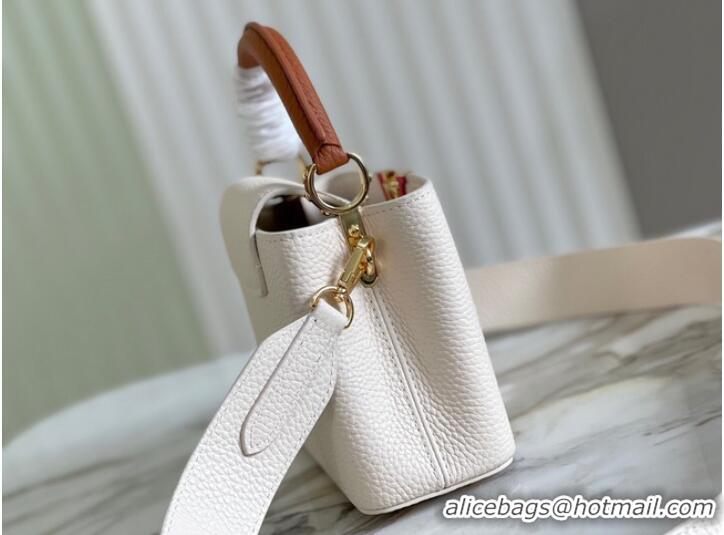 Promotional Louis Vuitton CAPUCINES MINI M59205 white&brown