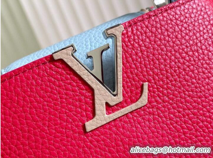 Good Product Louis Vuitton CAPUCINES MINI M59205 red&sky blue