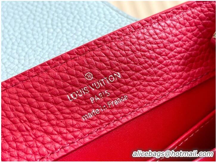 Good Product Louis Vuitton CAPUCINES MINI M59205 red&sky blue