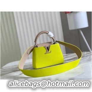 Low Cost Louis Vuitton CAPUCINES MINI M59205 Lemon&light gray