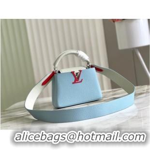 Good Taste Louis Vuitton CAPUCINES MINI M59205 blue&white