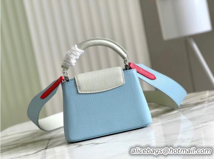 Good Taste Louis Vuitton CAPUCINES MINI M59205 blue&white