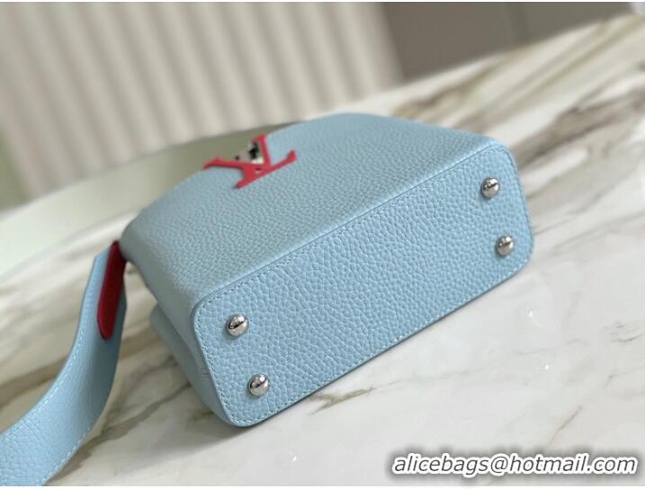 Good Taste Louis Vuitton CAPUCINES MINI M59205 blue&white