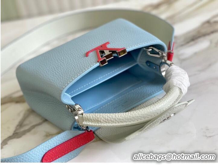 Good Taste Louis Vuitton CAPUCINES MINI M59205 blue&white