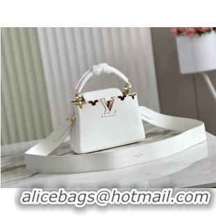 Buy Classic Louis Vuitton CAPUCINES MINI M59268 white