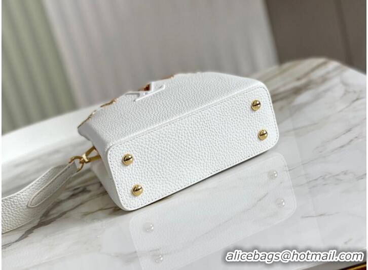 Buy Classic Louis Vuitton CAPUCINES MINI M59268 white