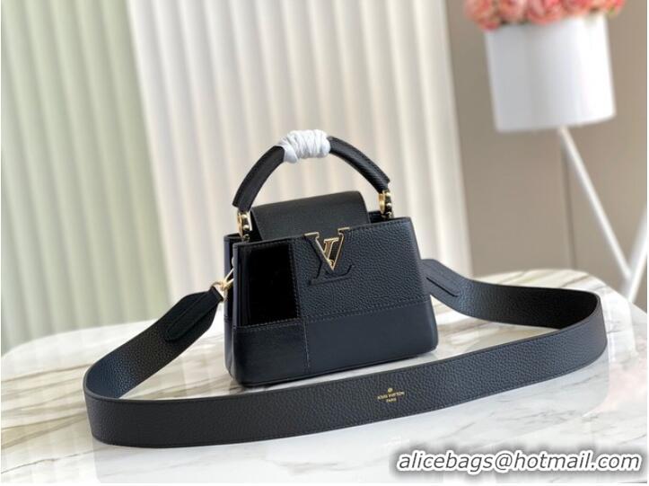 Low Price Louis Vuitton CAPUCINES MINI M59268 black