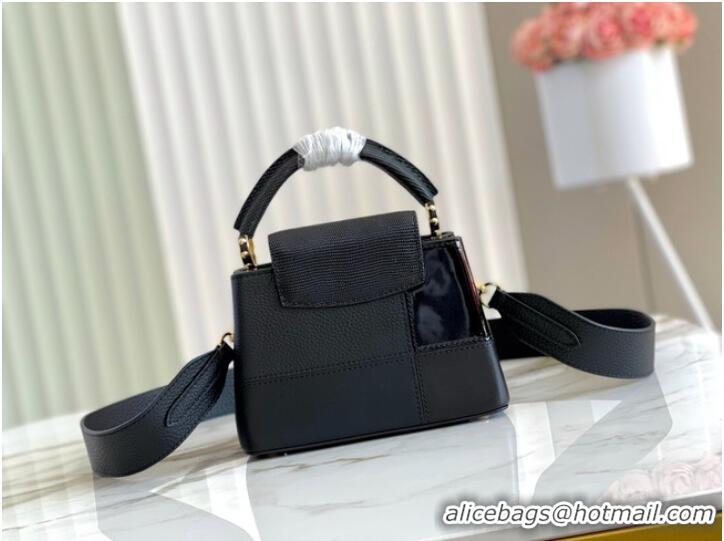 Low Price Louis Vuitton CAPUCINES MINI M59268 black