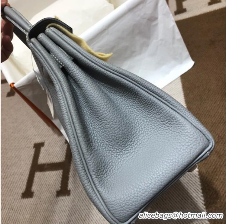 Good Product Hermes Kelly Shoulder Bag Original TOGO Leather KY3255 light blue